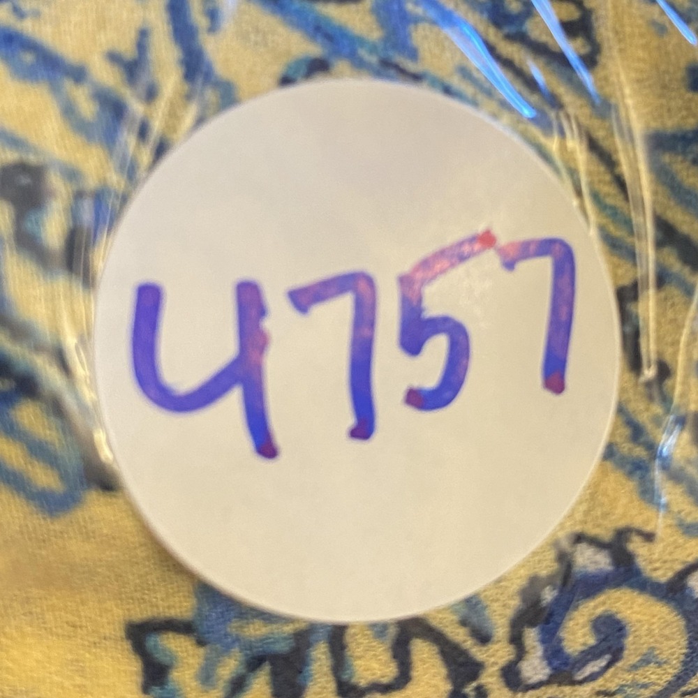 New Directions Top Womens Small Yellow Blue Paisley Sleeveless Tunic Blouse - Picture 15 of 15